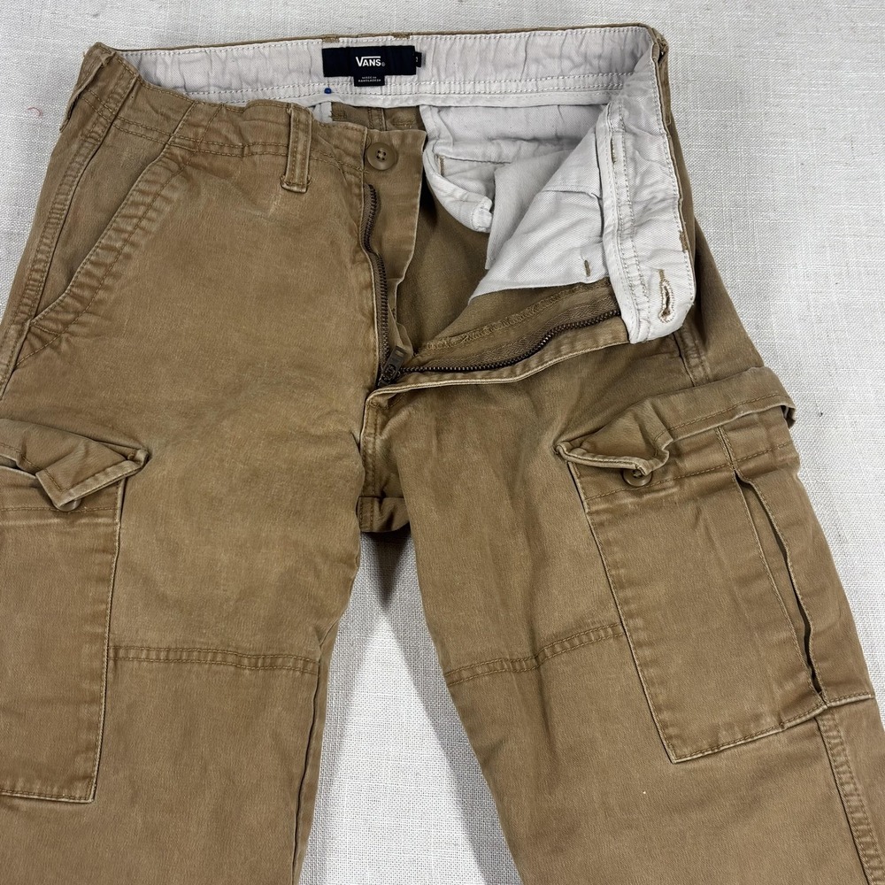 Vans Cargo Pants Mens‎ 33x27 Brown Utility Workwear Skate Streetwear Pockets